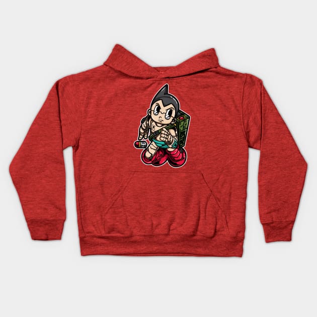 ASTRO BOY MECH Kids Hoodie by Rockartworks